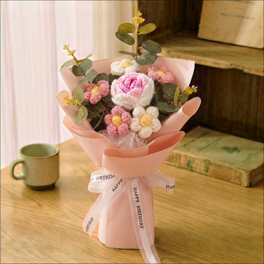 Bouquet de roses au crochet - image 1