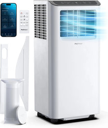 Pro Breeze Climatiseur Mobile 4 en 1, 9000 BTU, Clim Puissante Compatible WiFi Avec Application, Minuterie 24 heures, Telecommande et Kit Fenetre Inclus pour Chambre & Salon, 22m2, Classe Energetique A - image 1