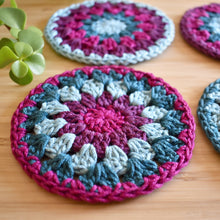 Lot de dessous de verre soleil au crochet - image 2