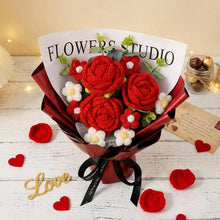 Bouquet romantique au crochet - image 2