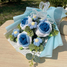 Bouquet de roses pastel au crochet - image 2