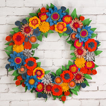 Couronne de fleurs sauvages en feutrine - image 2