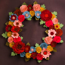 Couronne florale en feutrine - image 2