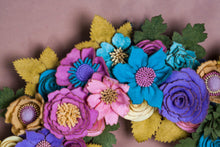 Couronne de fleurs sauvages en feutrine - image 2