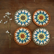Lot de dessous de verre tournesol au crochet - image 3