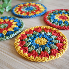 Lot de dessous de verre soleil au crochet - image 3