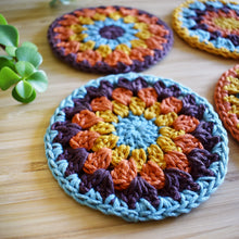 Lot de dessous de verre soleil au crochet - image 3