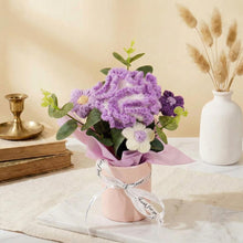 Bouquet d'oeillets en pot au crochet - image 3