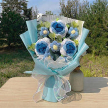 Bouquet de roses pastel au crochet - image 3