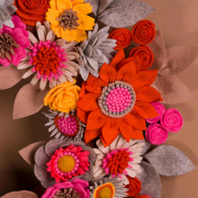 Couronne de fleurs sauvages en feutrine - image 3