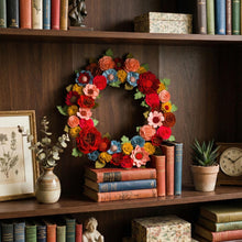 Couronne florale en feutrine - image 3