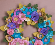 Couronne de fleurs sauvages en feutrine - image 3
