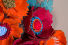 Couronne florale rustique en feutrine - image 3