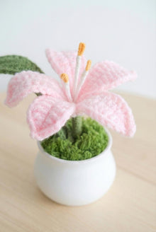 Pot de lys au crochet - image 4
