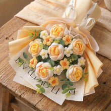 Bouquet de roses luxe au crochet - image 4