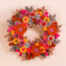 Couronne de fleurs sauvages en feutrine - image 4