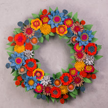 Couronne de fleurs sauvages en feutrine - image 4