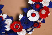 Couronne patriotique rouge, blanc et bleu - image 4