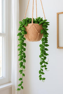 Suspension vigne verte au crochet - image 4