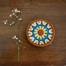 Lot de dessous de verre tournesol au crochet - image 5