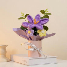 Arrangement de lys au crochet - image 6