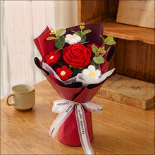 Bouquet de roses au crochet - image 6