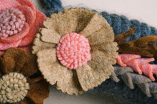 Couronne florale rustique en feutrine - image 6