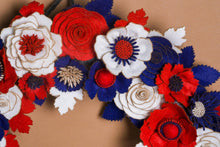 Couronne patriotique rouge, blanc et bleu - image 6