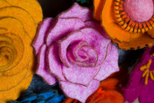Couronne florale rustique en feutrine - image 6