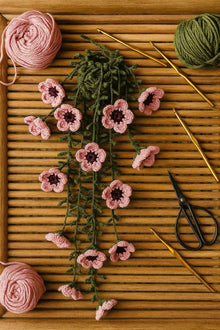 Suspension fleurie au crochet - image 6