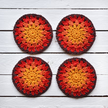 Lot de dessous de verre soleil au crochet - image 7