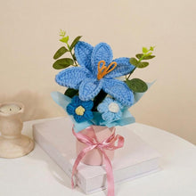 Arrangement de lys au crochet - image 7
