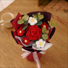 Bouquet de roses au crochet - image 7