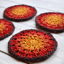 Lot de dessous de verre soleil au crochet - image 8
