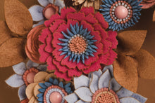 Couronne florale neutre en feutrine - image 8