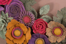 Couronne florale rustique en feutrine - image 8