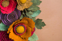 Couronne florale en feutrine - image 8