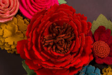 Couronne florale en feutrine - image 8