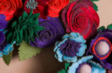 Couronne florale rustique en feutrine - image 8
