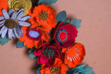 Couronne florale rustique en feutrine - image 8