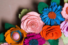 Couronne florale rustique en feutrine - image 8