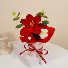 Arrangement de lys au crochet - image 9