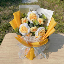 Bouquet de roses pastel au crochet - image 9