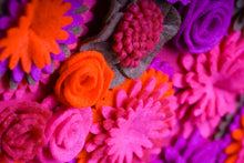 Couronne coeur florale en feutrine - image 9
