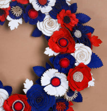 Couronne patriotique rouge, blanc et bleu - image 9