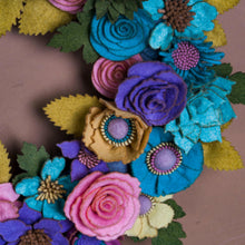 Couronne de fleurs sauvages en feutrine - image 9