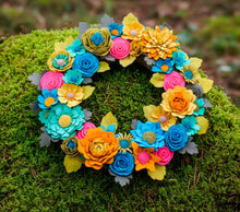 Couronne florale rustique en feutrine - image 10