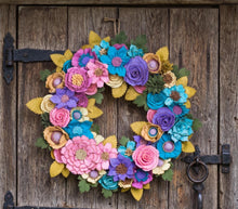 Couronne de fleurs sauvages en feutrine - image 10