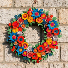 Couronne de fleurs sauvages en feutrine - image 11