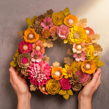 Couronne de fleurs sauvages en feutrine - image 12